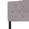 Flash Furniture Full Cambridge, Headboard, Gray Fabric HG-HB1708-F-LG-GG - alternate 9